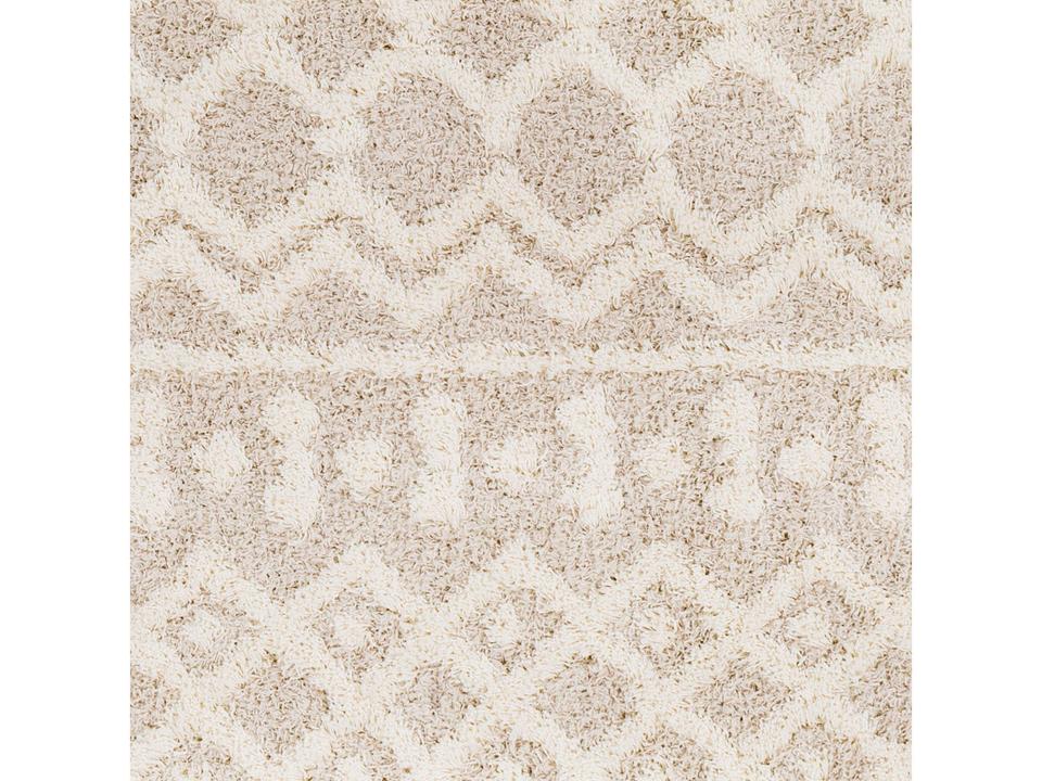 Urban Shag Geometric Indoor Area Rug Sample in Cream and Beige