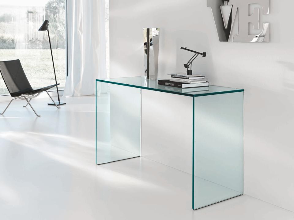 Gulliver Glass Console Table Modern Minimalist