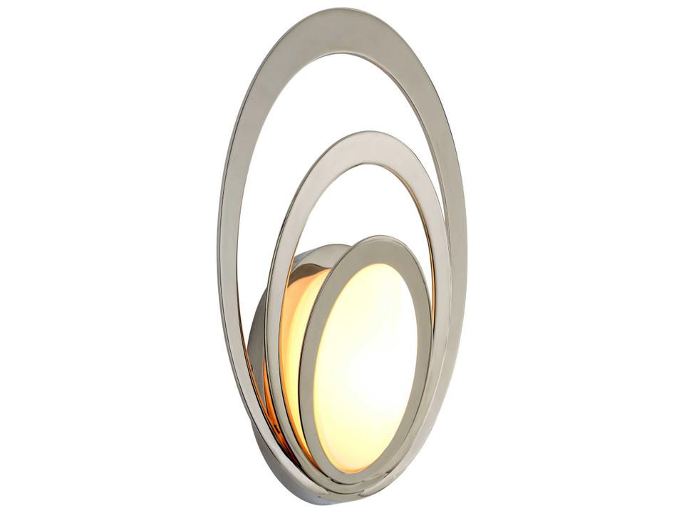 Stratus 1-Light Integrated LED Outdoor Wall Sconce in Polished Stainless Steel
