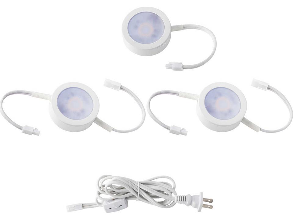 Line Voltage LED Puck Light Kit Selectable CCT
