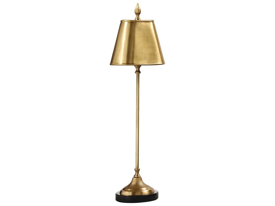 Delicate Console Table Lamp 1-Light Antique Patina Finish